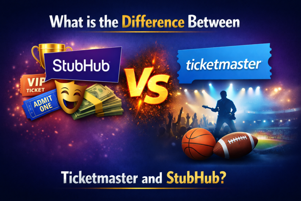What is the difference between Ticketmaster and StubHub? 