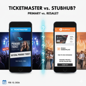 What is the difference between Ticketmaster and StubHub