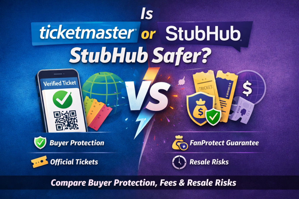 Is Ticketmaster or StubHub safer?