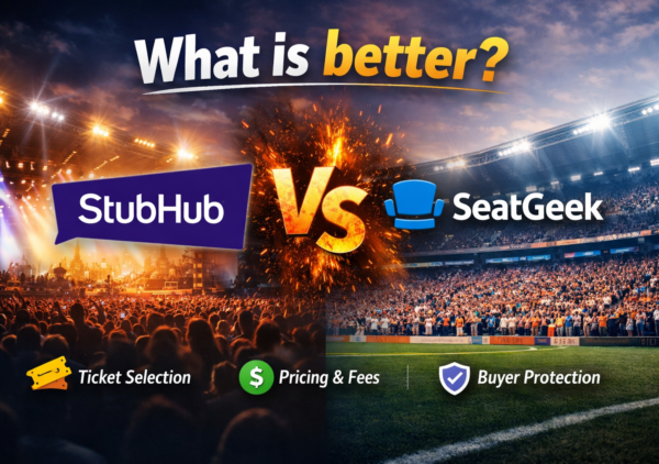 What is better, StubHub or SeatGeek?