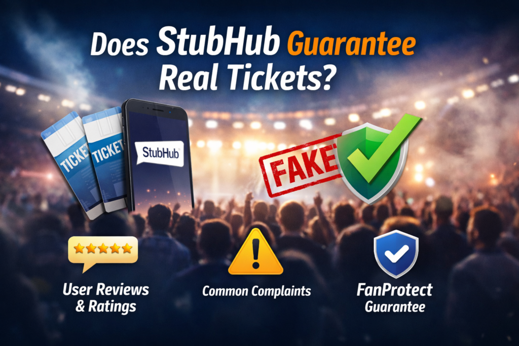 Does StubHub guarantee real tickets